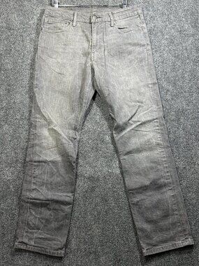 Levis 541 Jeans Mens 36 Gray Cotton Stretch Athletic Fit Pockets